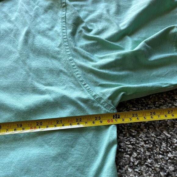 Y2K 2009 Peter Millar Golf Polo, Mint Green Mens Medium Breathable Polo - Picture 5 of 6